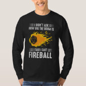 T-shirt I Cast Fireball Wizard Sorcerer Dm Ttrpg (Devant)