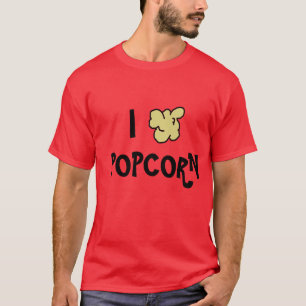 T-shirt I chemise de maïs éclaté de coeur