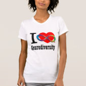 T-shirt I chemise d'infini d'arc-en-ciel de Neurodiversity (Devant)
