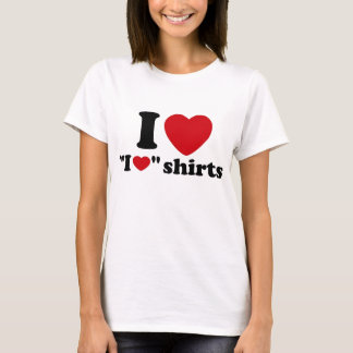T-shirt I chemises de coeur du coeur I