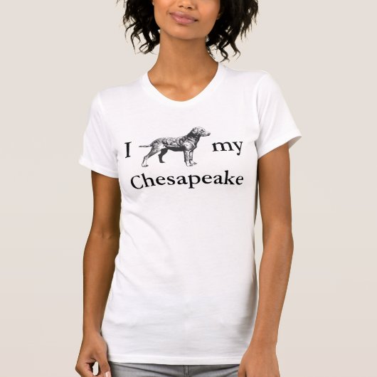T-shirt I Chesapeake mon Chesapeake (Devant)