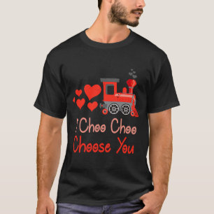 T-shirt I Choo Choo Choisissez Vous Valentines Day Train T
