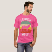 T-shirt I Choose Wolf (Devant entier)