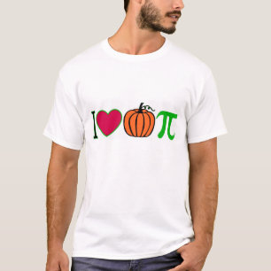 T-shirt I citrouille pi de coeur