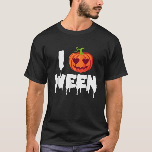 T-shirt I Citrouille Ween Funny Halloween Citation de plai (Devant)
