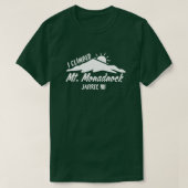 T-shirt I Climbed Mount Monadnock Shirt (Design devant)