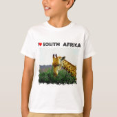 T-shirt I Coeur Afrique du Sud Giraffe Thorn tree (Devant)