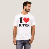 T-shirt I coeur/amour Luton (Devant entier)