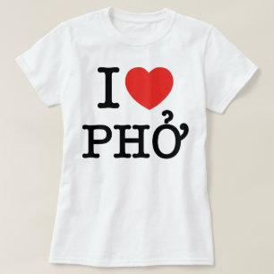 T-shirt I coeur (amour) Pho