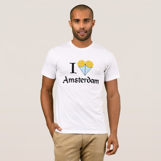 T-shirt I coeur Amsterdam (Devant entier)