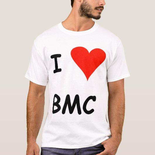 T-shirt I coeur BMC (Devant)
