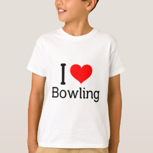 T-shirt I (coeur) Bowling