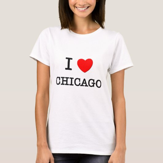 T-shirt I coeur CHICAGO (Devant)