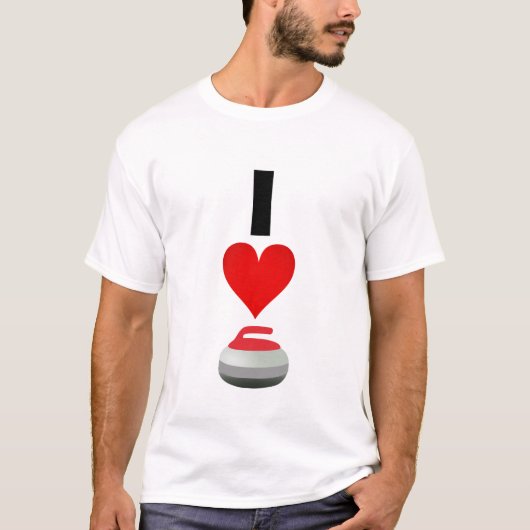 T-shirt I [Coeur] [Curling] (Devant)