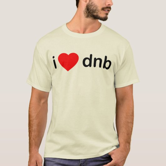 T-shirt I coeur DNB (Devant)