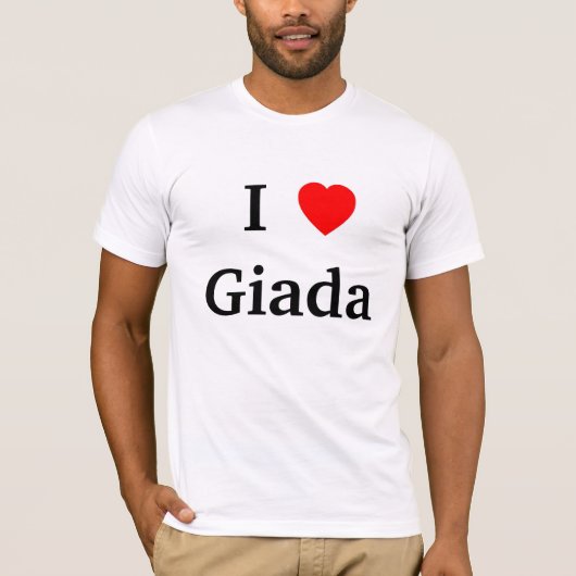 T-shirt I coeur Giada (Devant)