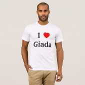 T-shirt I coeur Giada (Devant entier)