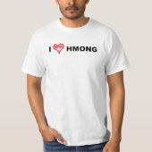 T-shirt I coeur Hmong (Devant)