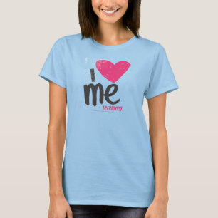 T-shirt I coeur je magenta