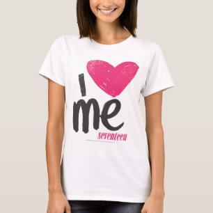 T-shirt I coeur je magenta
