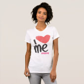 T-shirt I coeur je rose (Devant entier)