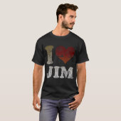T-shirt I coeur JIM (Devant entier)