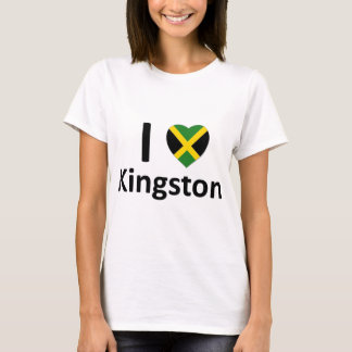 T-shirt I coeur Kingston (Jamaïque)