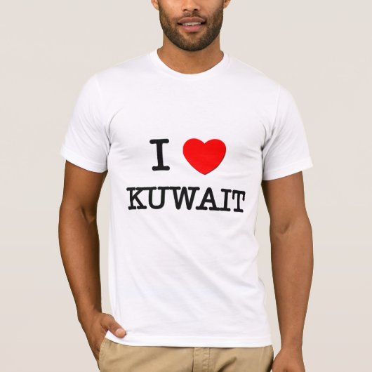 T-SHIRT I COEUR KOWÉIT (Devant)