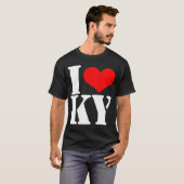 T-shirt I coeur KY (Devant entier)