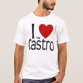 T-shirt I coeur la chemise de Castro (Devant)