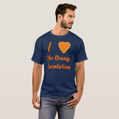 T-shirt I (coeur) la révolution orange (Devant entier)