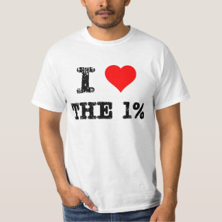 T-shirt I coeur le 1%