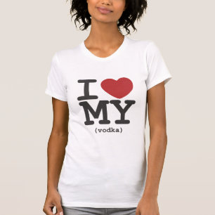 T-shirt I coeur ma vodka