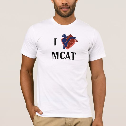 T-shirt I coeur MCAT (Devant)