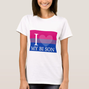 T-shirt I coeur mon fils de Bi