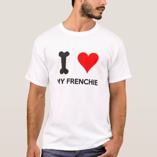 T-shirt I coeur mon Frenchie