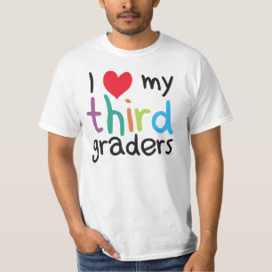 T-shirt I coeur mon troisième amour de professeur de