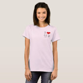 T-shirt I "coeur" N.E.D. - le Général Cancer (Devant entier)