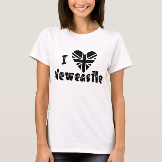 T-shirt I coeur Newcastle (Devant)