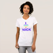T-shirt I coeur Nick (Devant entier)