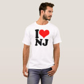 T-shirt I coeur NJ (Devant entier)