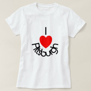 T-shirt I coeur Pittsburgh