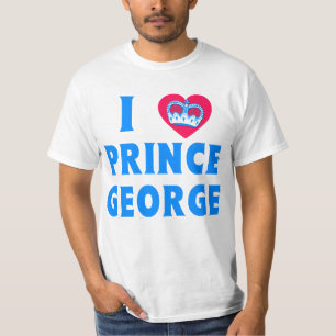 T-shirt I COEUR PRINCE GEORGE avec coeur et couronne