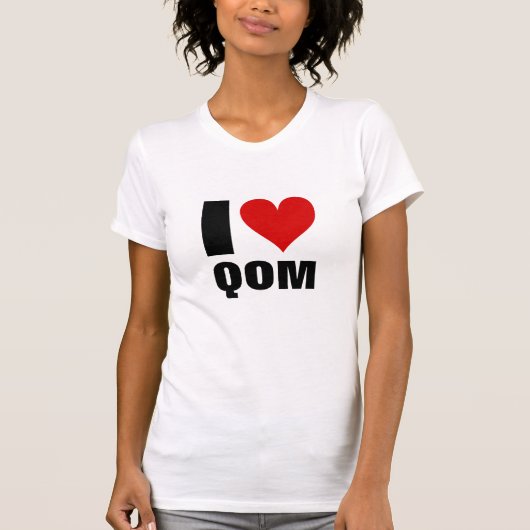 T-shirt I [coeur] Qom (Devant)