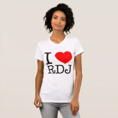 T-shirt I coeur RDJ (Devant entier)
