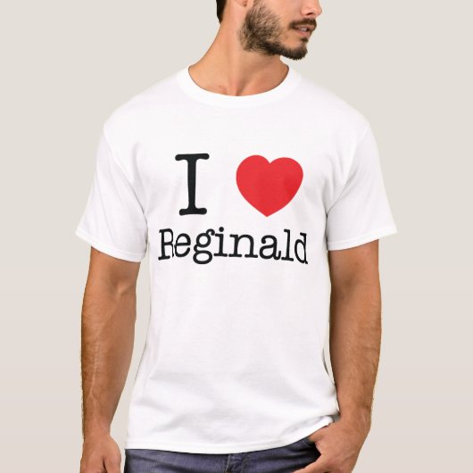 T-shirt I (coeur) Reginald (Devant)