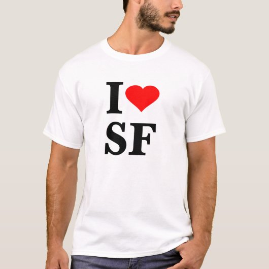 T-shirt I coeur San Francisco (Devant)