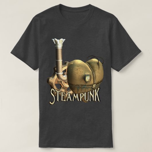 T-shirt I coeur Steampunk (Design devant)