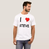 T-shirt i coeur steve (Devant entier)