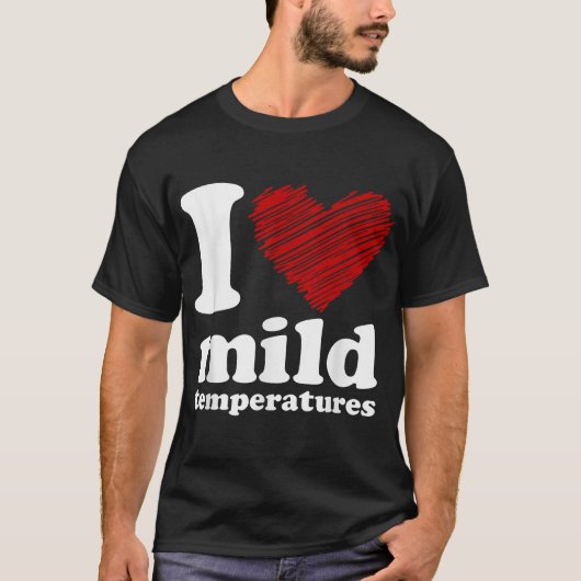 T-shirt I Coeur Températures douces (Devant)